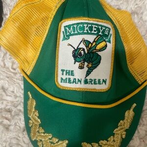 Vintage Mickey’s “The Mean Green” Mesh Trucker Hat w/ Replacement Brim